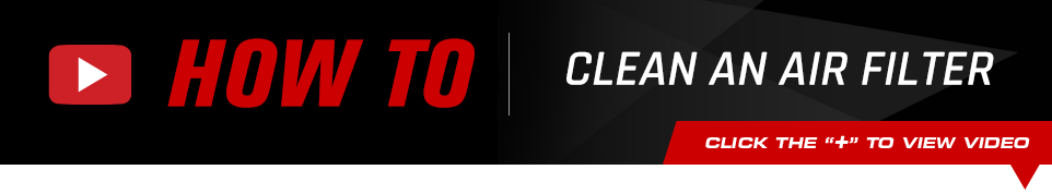 How To: Clean an air filter - Click below to view the video